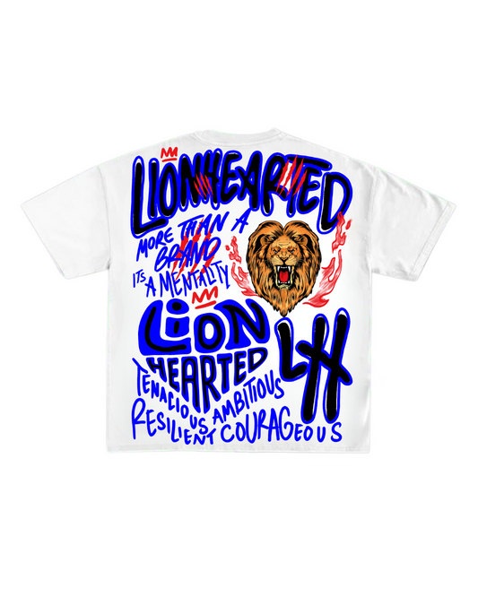 "Street Sovereign" Tee White/Royal Blue