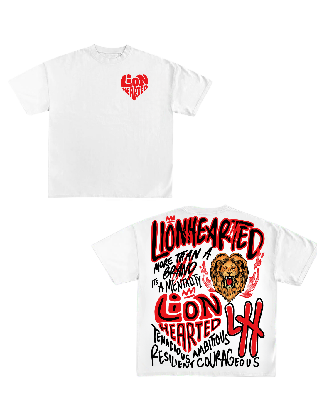 "Street Sovereign" Tee White/Red